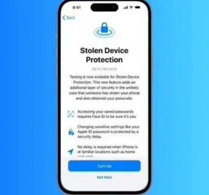 博兴苹果授权维修店分享被盗设备保护功能开启方法 