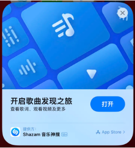 博兴苹果14维修站分享iPhone14音乐识别功能使用方法 