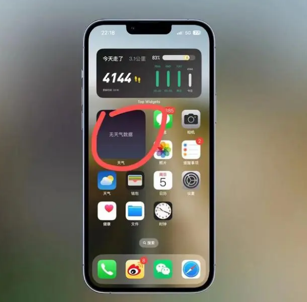 博兴苹果手机维修分享:iOS16主屏幕天气小组件无法正常工作怎么办？ 